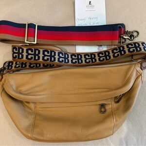 Tan Leather Crossbody Bag
